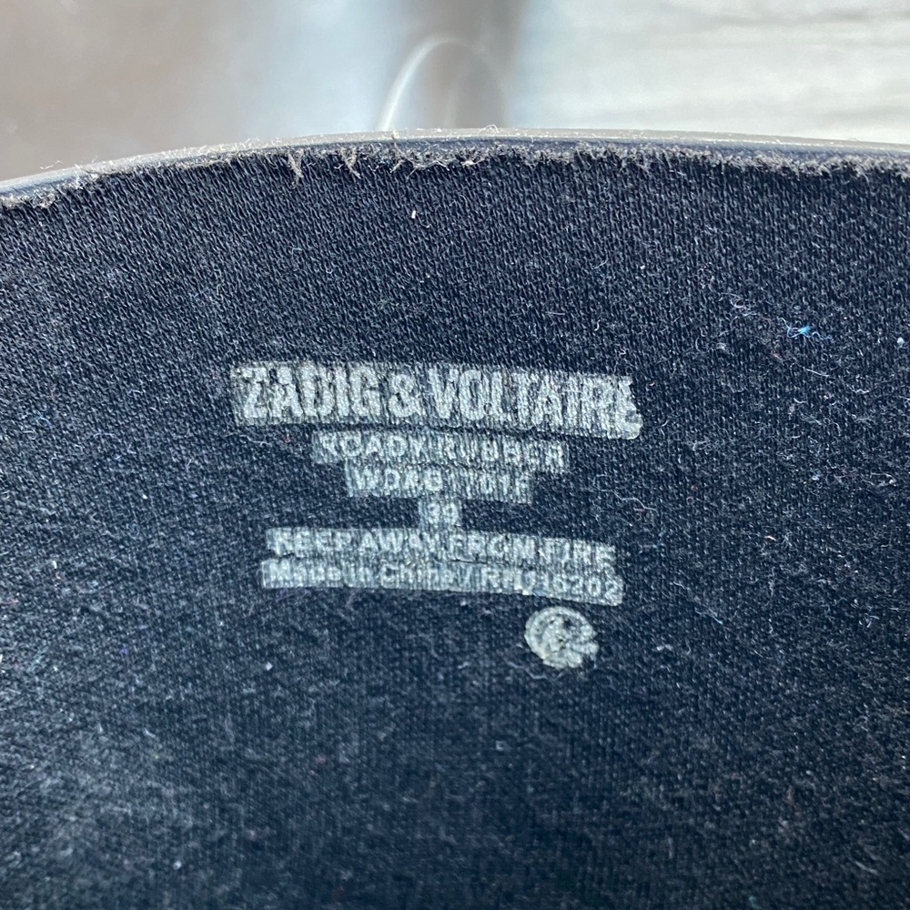 Zadig & Voltaire Black  Rain boots, stylish and comfortable - Picture 5 of 8